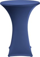 Stehtischbezug Ø 70 cm marineblau