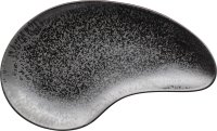 Porzellanserie „Ebony" Platte flach oval 36x21cm