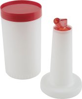 Dosier- und Vorratsbehälter rot