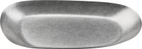 Edelstahlserie "Yoko" Platte flach oval 31x14,7cm