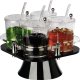 Buffetbar drehbar mit 4 Behältern ()
