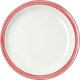 Teller flach "Colour" Ø23,5cm Melamin  cherry-rot ()
