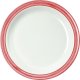 Teller flach "Colour" Ø19,5cm Melamin  cherry-rot ()