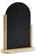 Tischtafel inkl. Gestell aus Holz dunkel ()