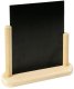 Tischtafel inkl. Gestell aus Holz natur A6 ()