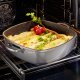 Bratpfanne eckig antihaft mit Aromaglasdeckel 4,7 Liter ()