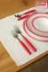 Besteckserie "Colour" cherry-rot Kaffeelöffel (3)