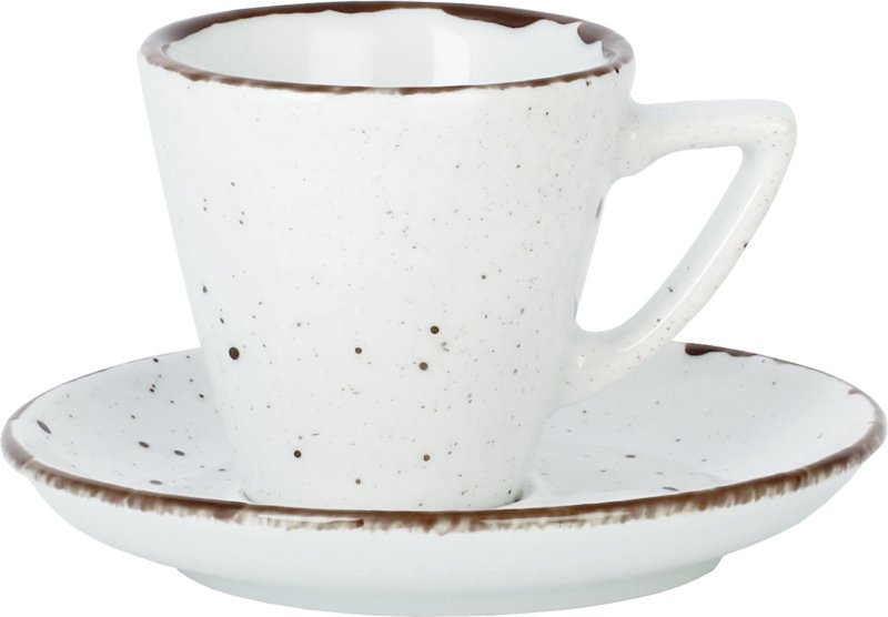Porzellanserie "Granja" weiß Tasse obere Espresso (2)