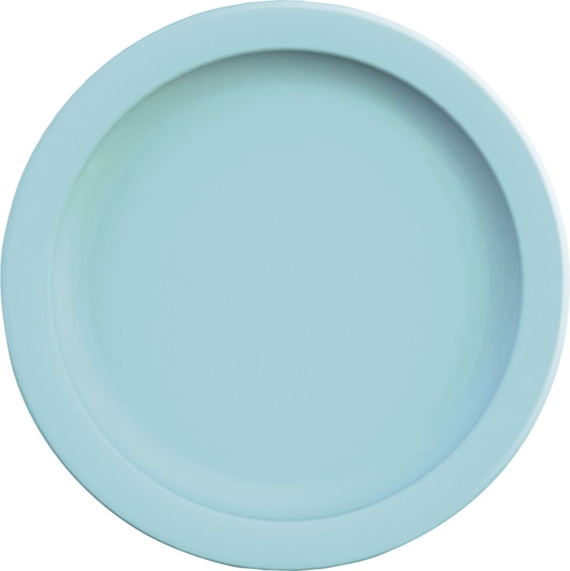Teller flach "Colour" hellblau (1)