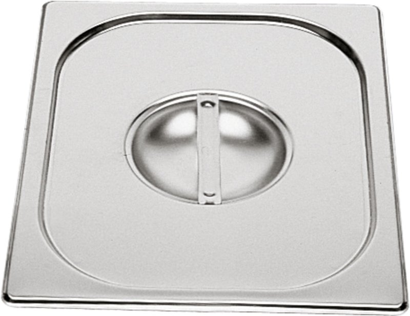GN-Deckel ohne Löffelausschnitt Edelstahl für 1/2 (1)