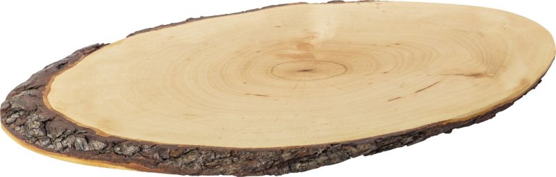 Rindenholzbrett oval 45cm (1)