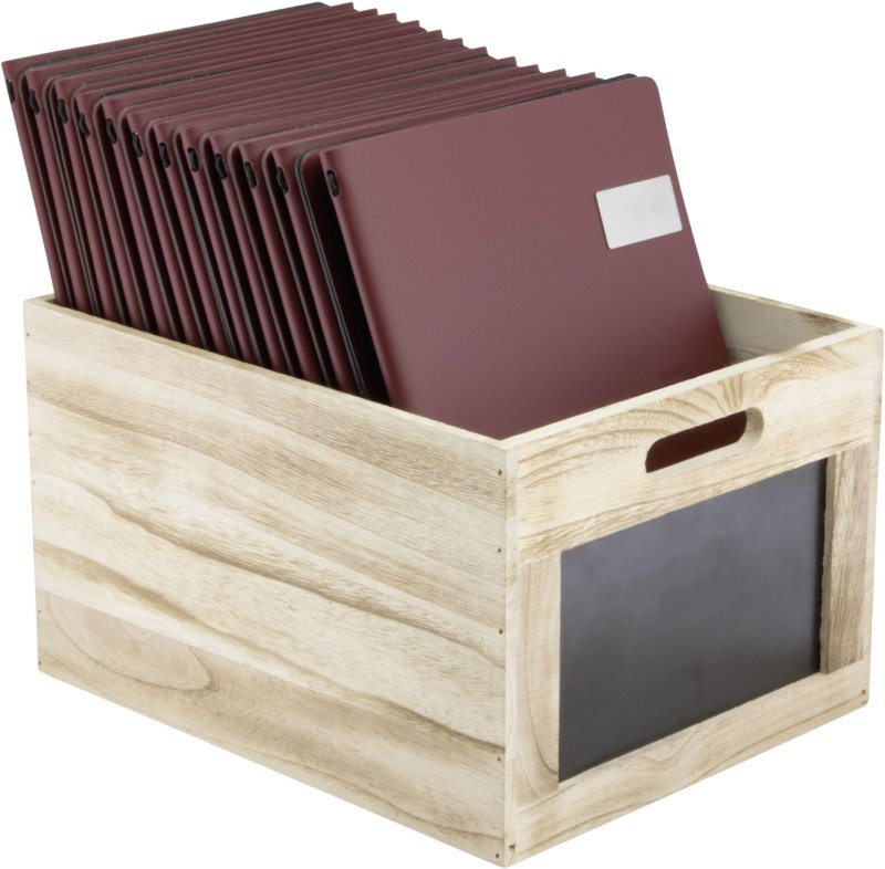 Holzbox mit Kreidetafel (2)