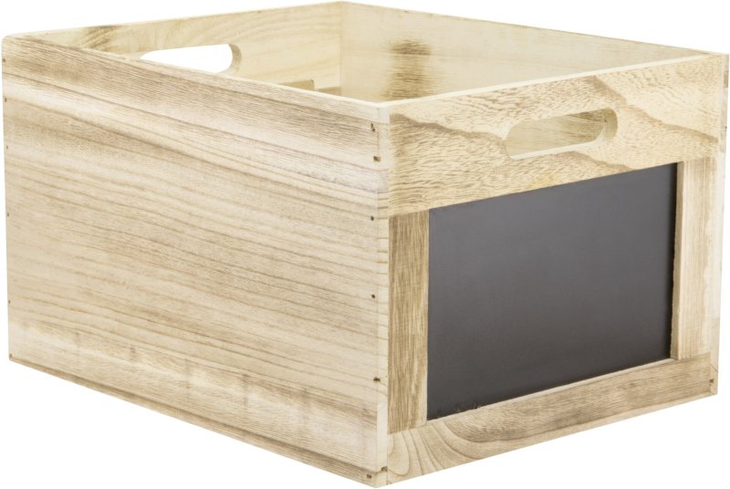 Holzbox mit Kreidetafel (1)
