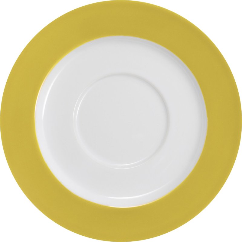 Tasse untere Ø 15 cm gelb (1)