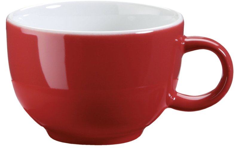 Kaffee-/Cappuccinotasse obere rot (1)