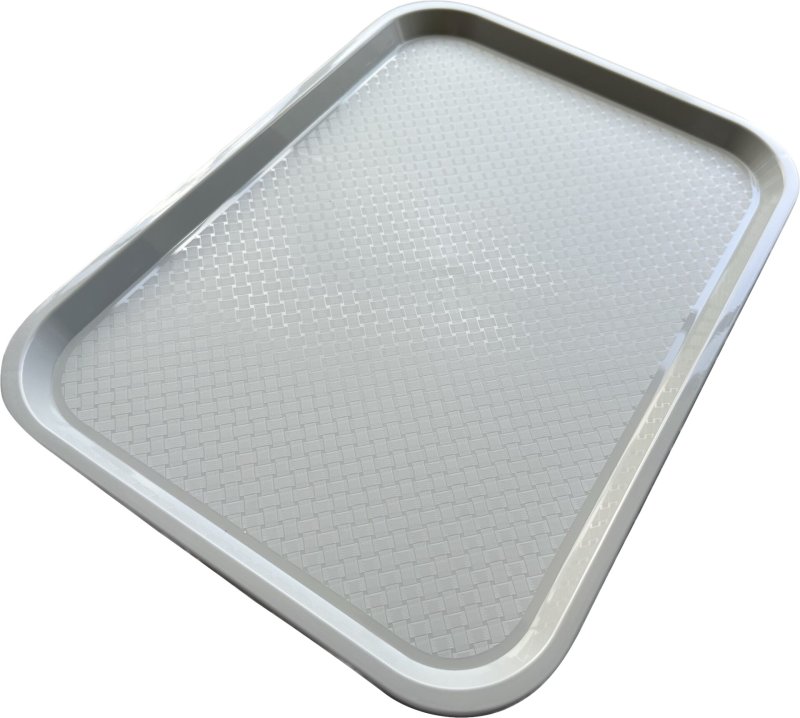 Serviertablett PP 34,1x26,2cm lichtgrau (1)