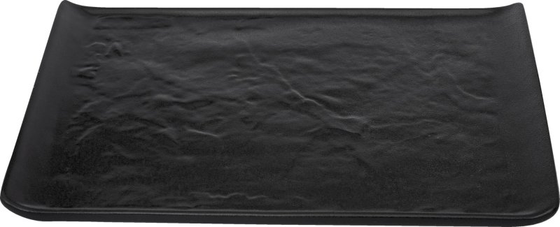 Porzellanserie "Schieferlook" Platte 34,3x24cm (2)