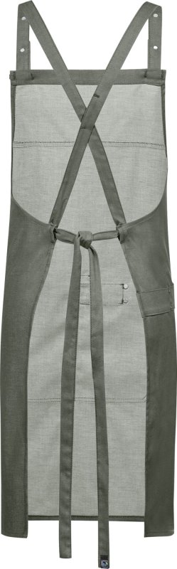 Latzschürze Denim-Optik grün (2)