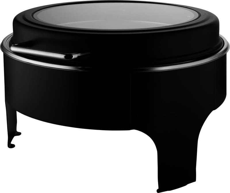 Chafing Dish rund, schwarz (1)
